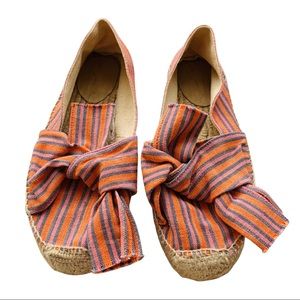 Espadrilles in Orange and Blue size 38
